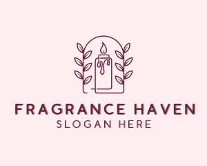 Wax Scented Candle  logo design