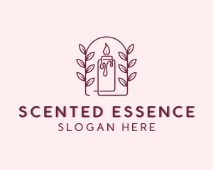 Wax Scented Candle  logo design