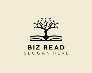 Learning Tree Book logo design