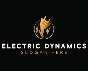 Lightning Electric Plug logo