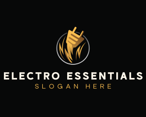Lightning Electric Plug logo