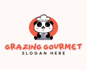 Panda Chef Dining logo design