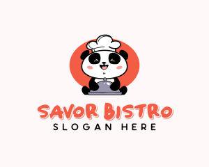 Panda Chef Dining logo design