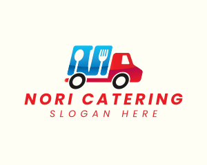 Food Truck Utensils logo design