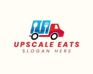 Food Truck Utensils logo design