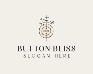 Sewing Button Tailor logo design