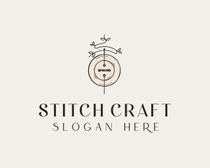 Sewing Button Tailor logo design