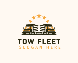 Truck Fleet Transport logo design