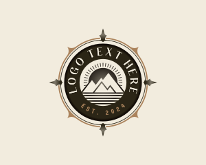 Navigation Compass Mountain logo