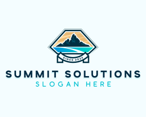 Mountain Summit Adventure logo design