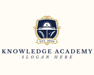 Education Book Academy Training logo