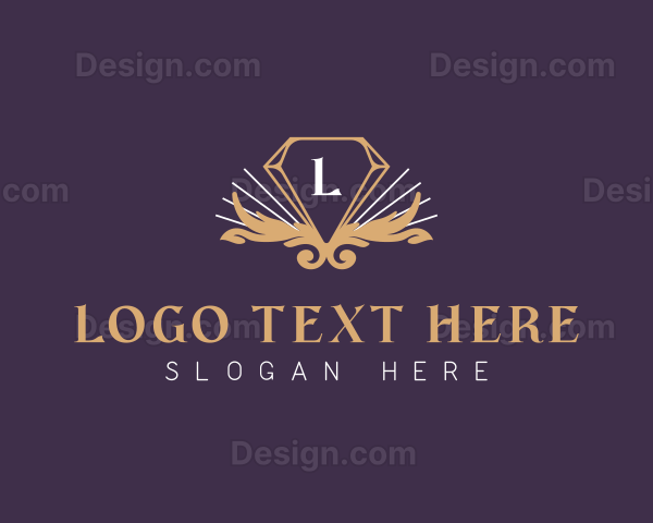 Diamond Jewel Luxury Fashion Logo