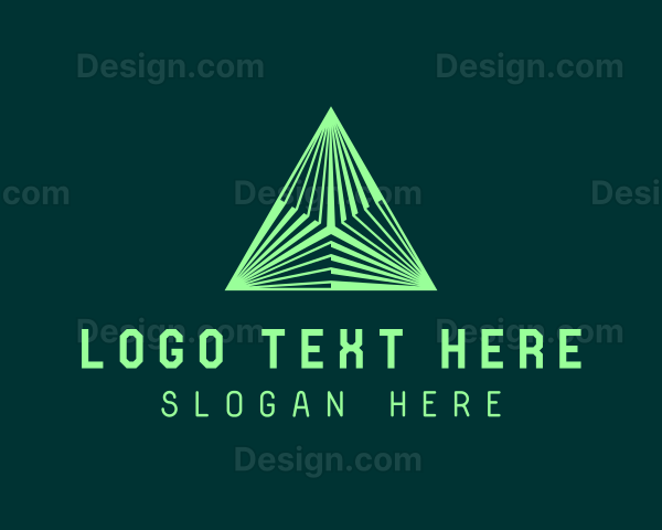 Corporate Tech Pyramid Logo