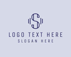 Minimalist Modern Business Letter S logo