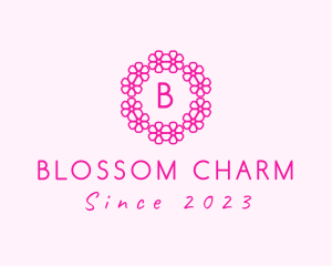 Cherry Blossom Beauty Cosmetics logo design