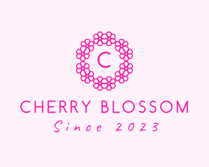 Cherry Blossom Beauty Cosmetics logo design