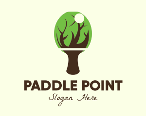 Table Tennis Tree logo design