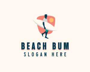 Surfer Surf Shop logo design