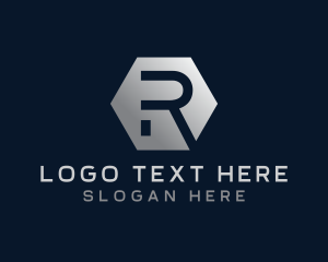 Tech Startup Business Letter R logo