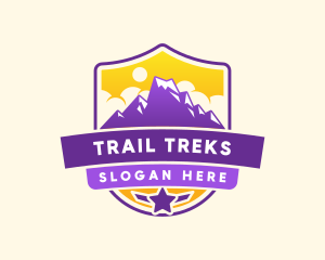 Mountain Peak Trek logo design