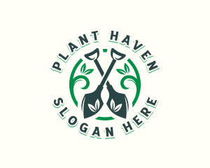 Herbal Plant Landscaping logo design