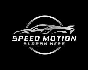 Metallic Motorsports Car logo design