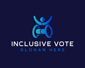 Wheelchair Paralympic Disability logo design