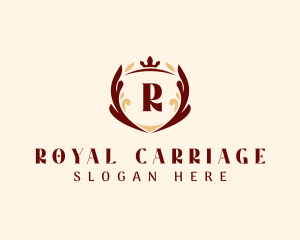 Royal Boutique Shield logo design