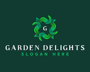 Gardening Organic Plant  logo design