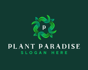 Gardening Organic Plant  logo design