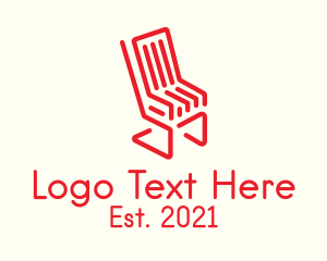 Red Lawn Chair logo