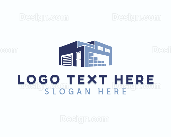 Industrial Warehouse Storage Building Logo