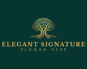 Elegant Tree Eco Park logo design