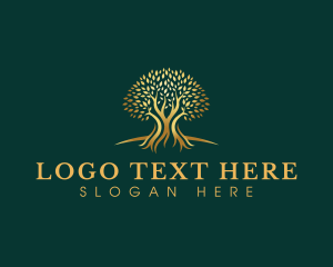 Roots - Elegant Tree Eco Park logo design
