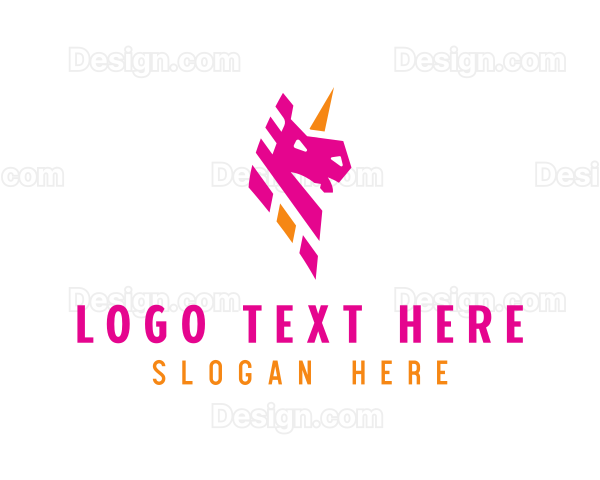 Unicorn Mythical Creature Logo