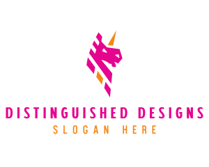 Unicorn Mythical Creature logo