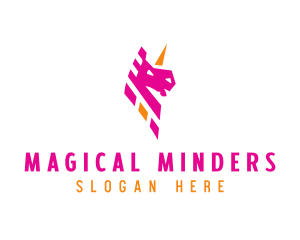 Unicorn Mythical Creature logo design