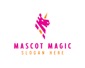 Unicorn Mythical Creature logo design