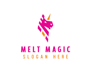 Unicorn Mythical Creature logo design