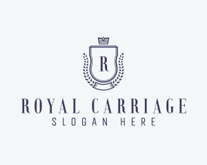 Wreath Royal Academy Shield logo design