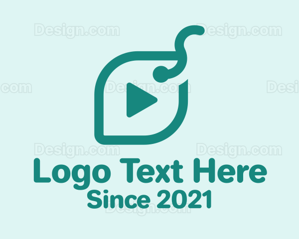 Multimedia Play Button Logo