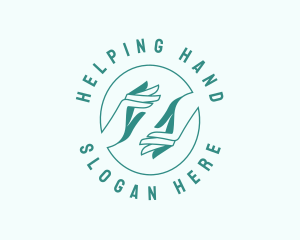 Hand Caring Charity logo design