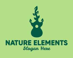 Natural Guitar Music logo design