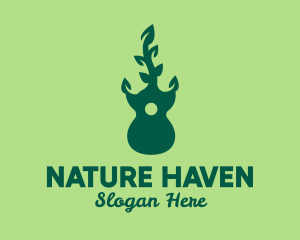 Natural Guitar Music logo design