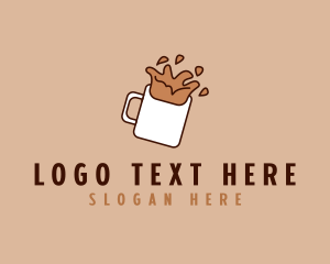 Espresso Coffee Drink Logo