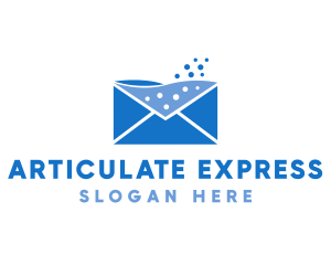 Mail Envelope Messenger logo design