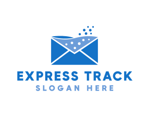 Mail Envelope Messenger logo design