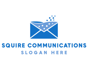 Mail Envelope Messenger logo design