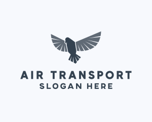 Aviation Falcon Bird logo design