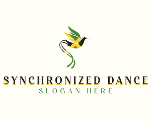 Jamaican Reggae Hummingbird logo design